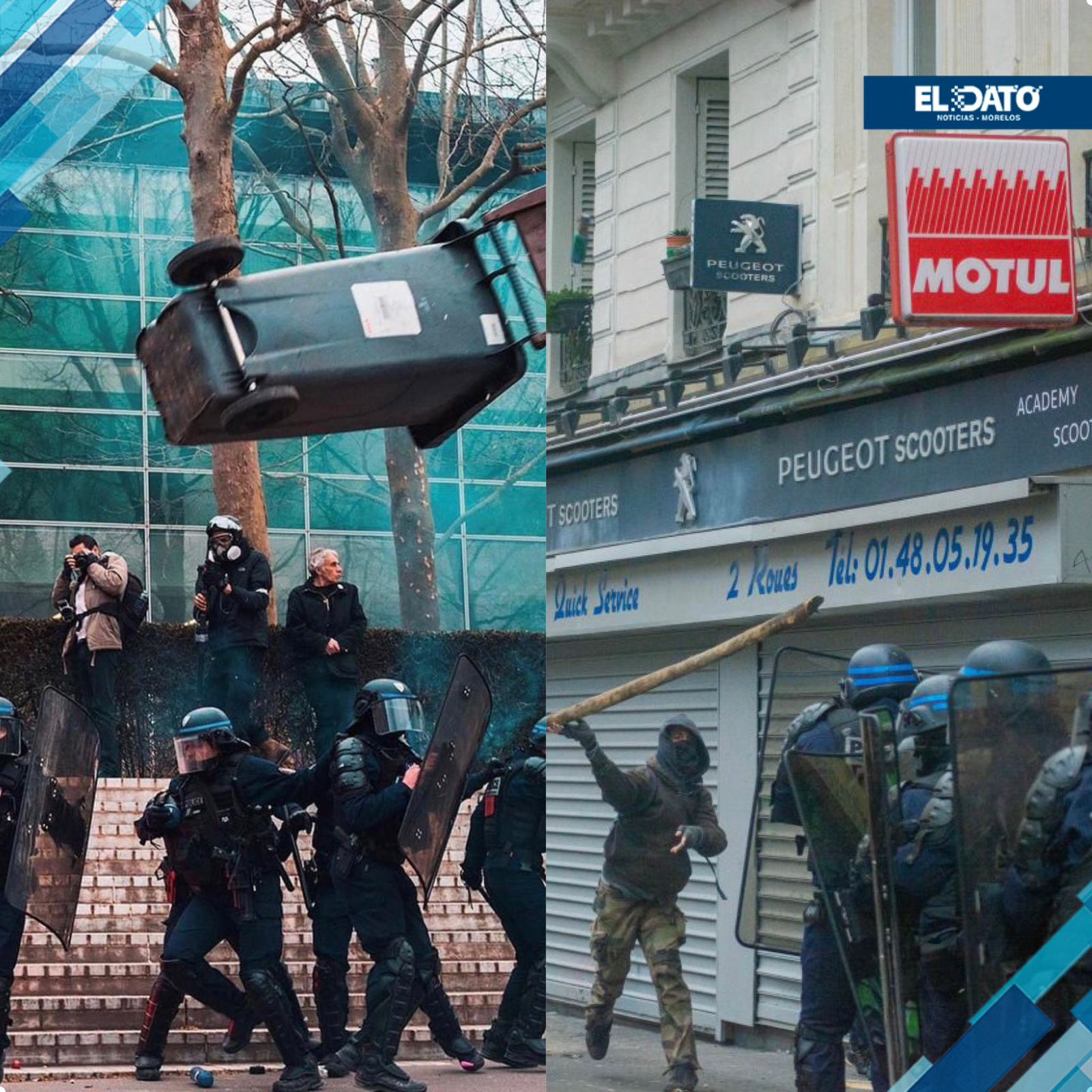 protestas en francia violentas