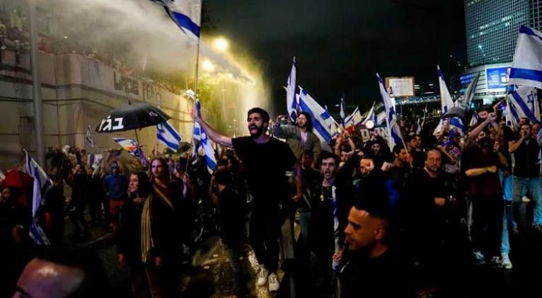 manifestaciones violentas en israel