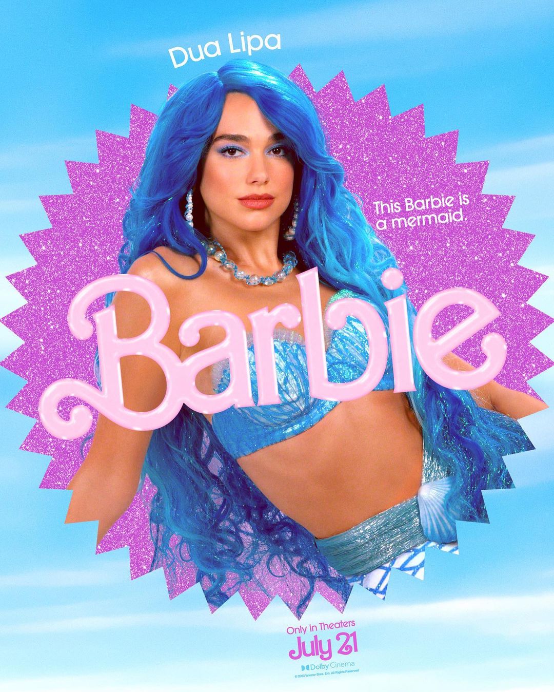 dua lipa sirena barbie