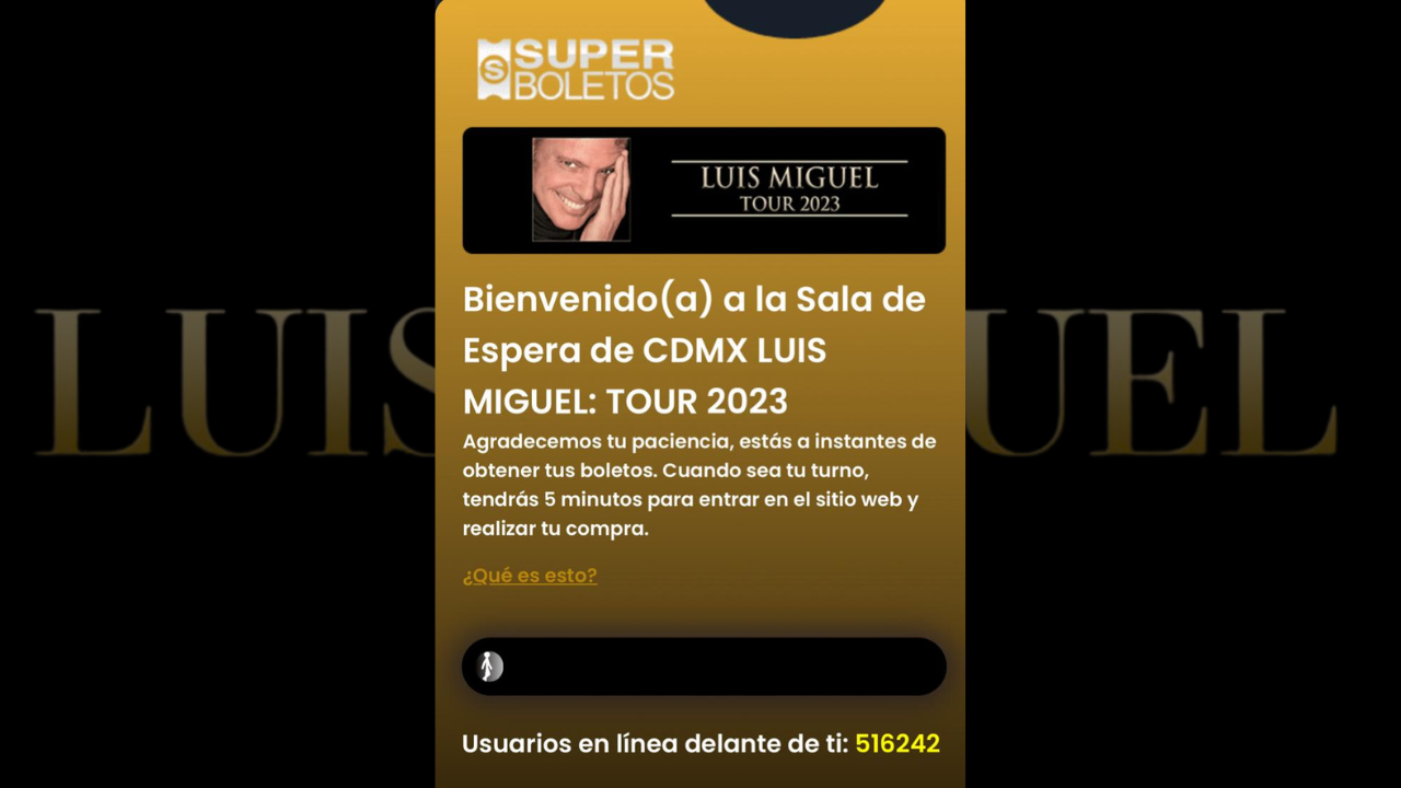 fraude en boletos de luis miguel