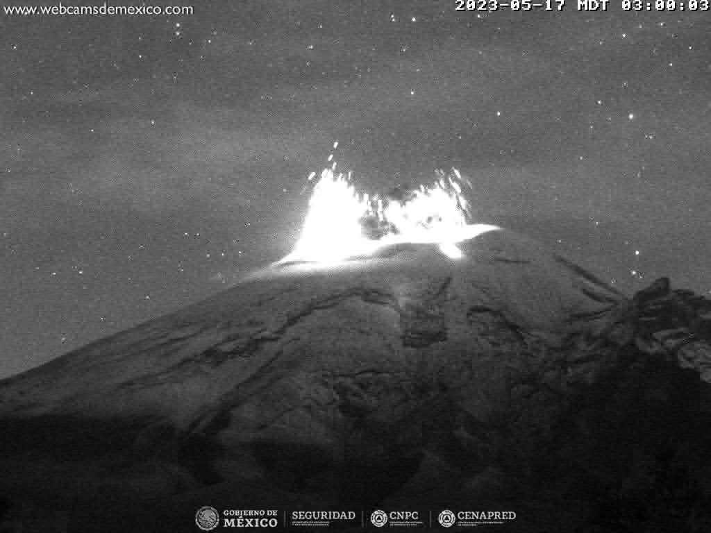 fases del volcan popocatepetl