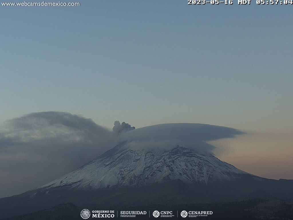 volcan popocatepetl y sus fases