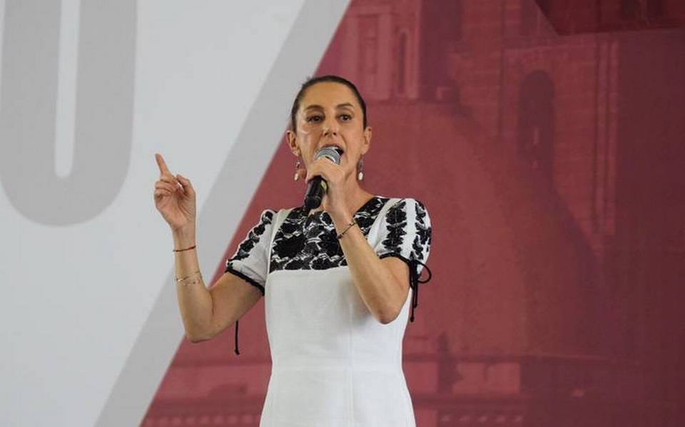Claudia Sheinbaum en discurso