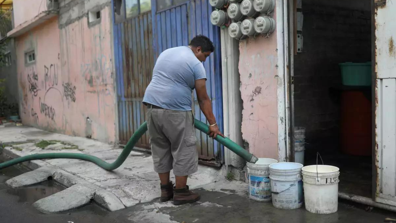 falta de agua en cdmx y edomex