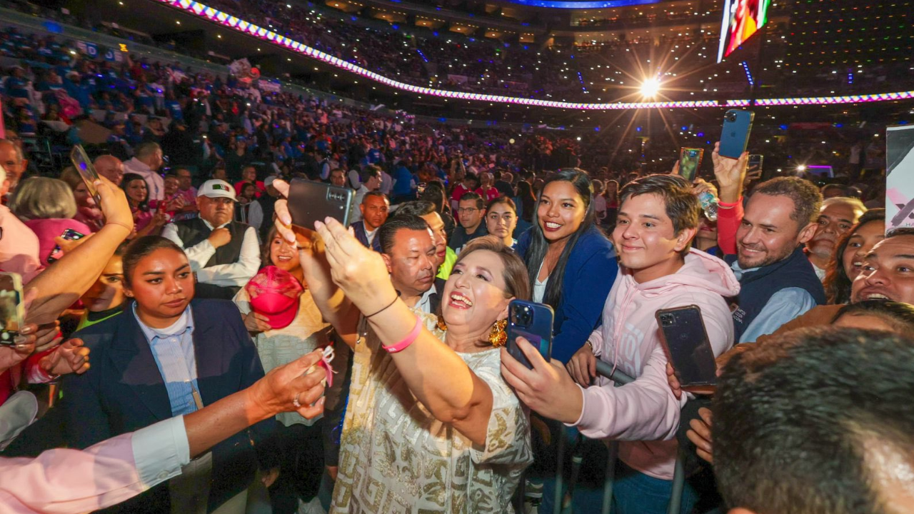 cierre de precampaña de xochitl galvez