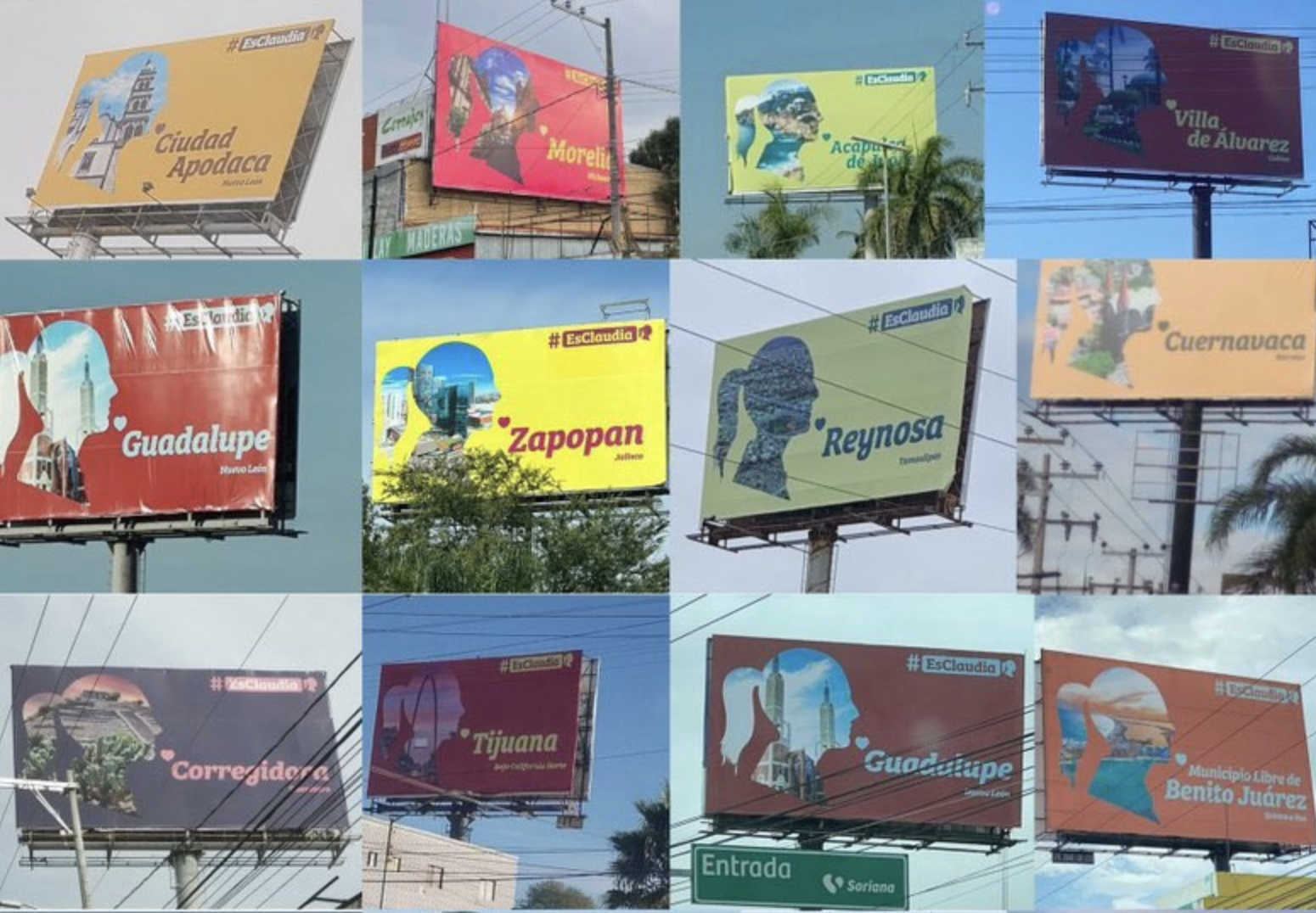 Se deslinda Sheinbaum de promover espectaculares con su imagen