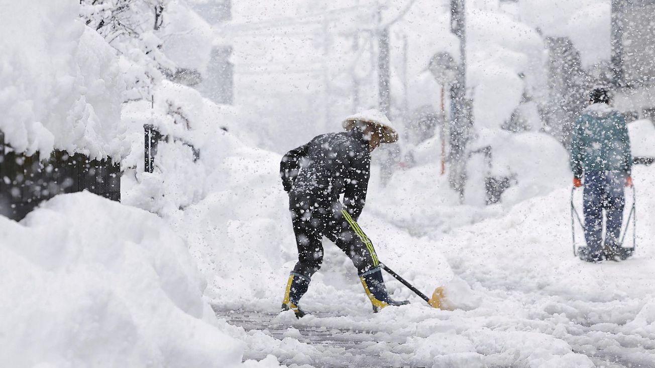 Al menos 17 fallecidos por nevadas en Japón