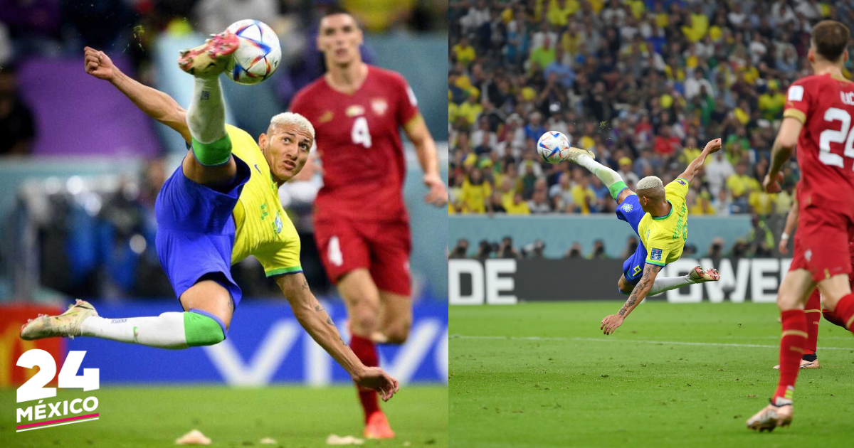 (Video) El gol de Richarlison fue el más bonito del Mundial de Qatar 2022
