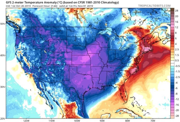 Aire ártico paraliza Estados Unidos con temperaturas extremas