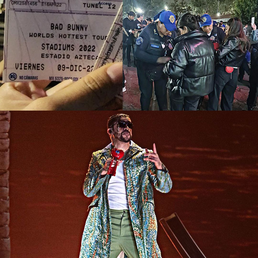 Pese a operativo: vuelven a clonar boletos para el concierto de Bad Bunny