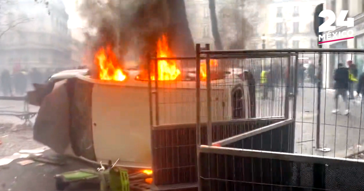 Disturbios en Paris en vísperas de Navidad