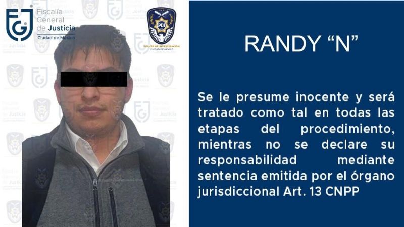 Detienen a Randy “N” por caso de los hermanos Tirado