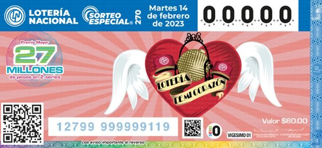 "Lotería de mi corazón" juega y gana hasta 54 millones