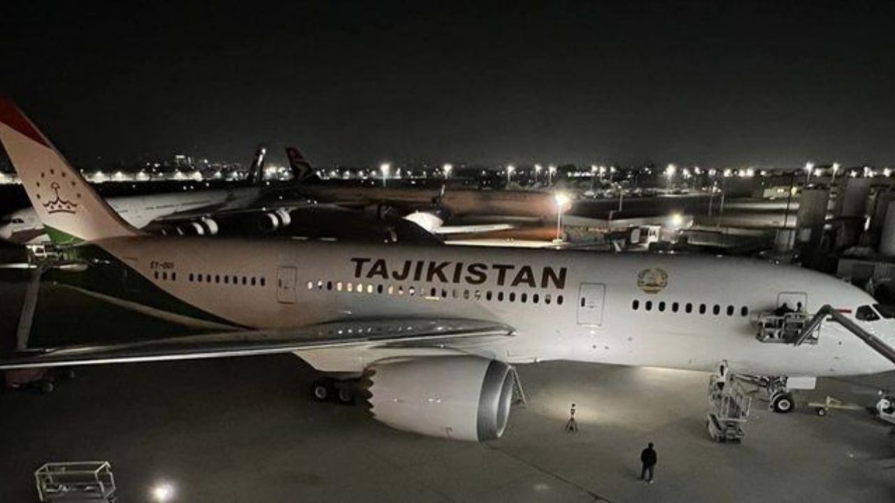 Avion presidencial en tayikistan