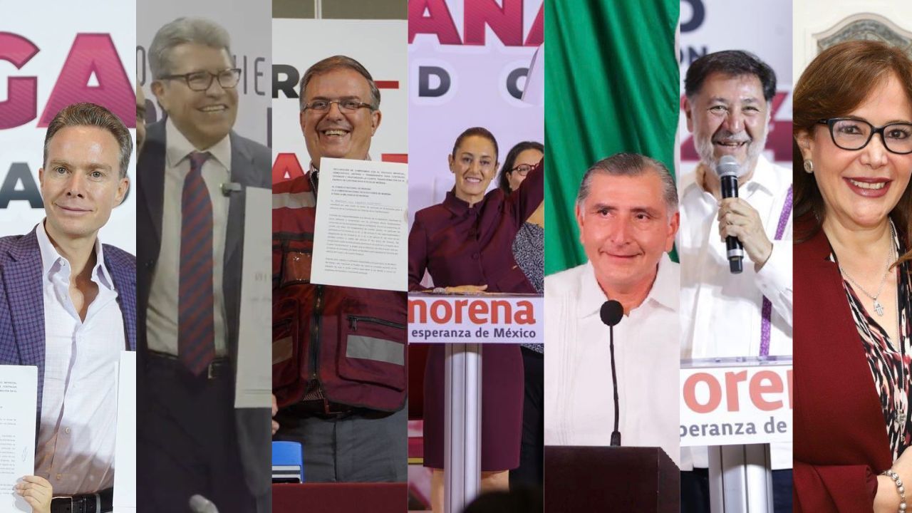 Se destaparon 7 "corcholatas" ¿quién será el candidato por Morena?
