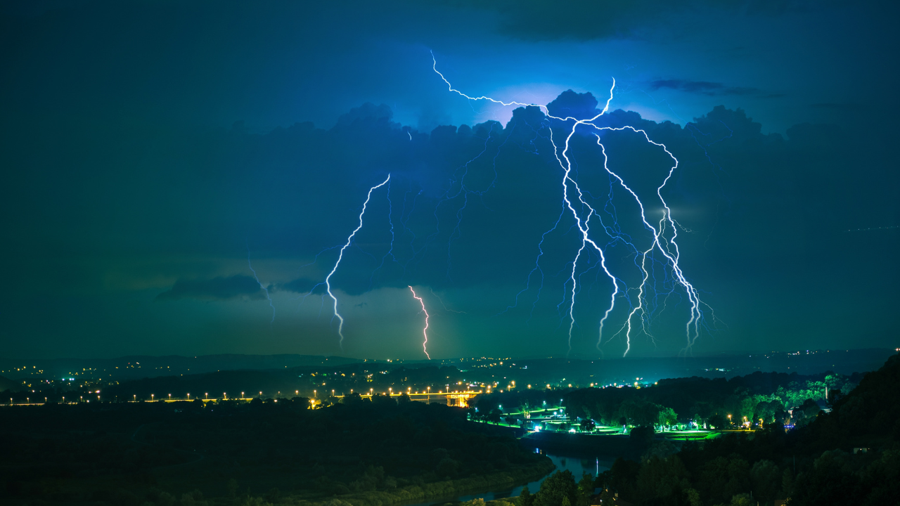 distancia de una tormenta