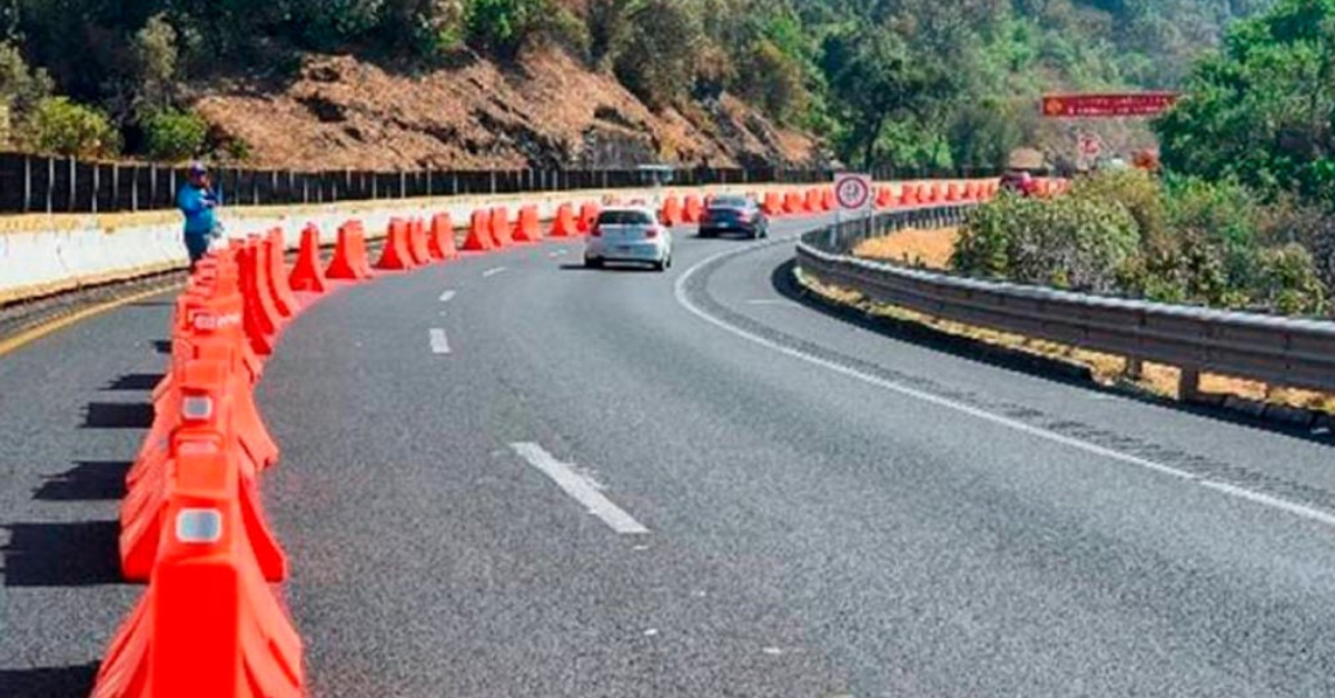 trabajos bacheo mexico cuernavaca autopista