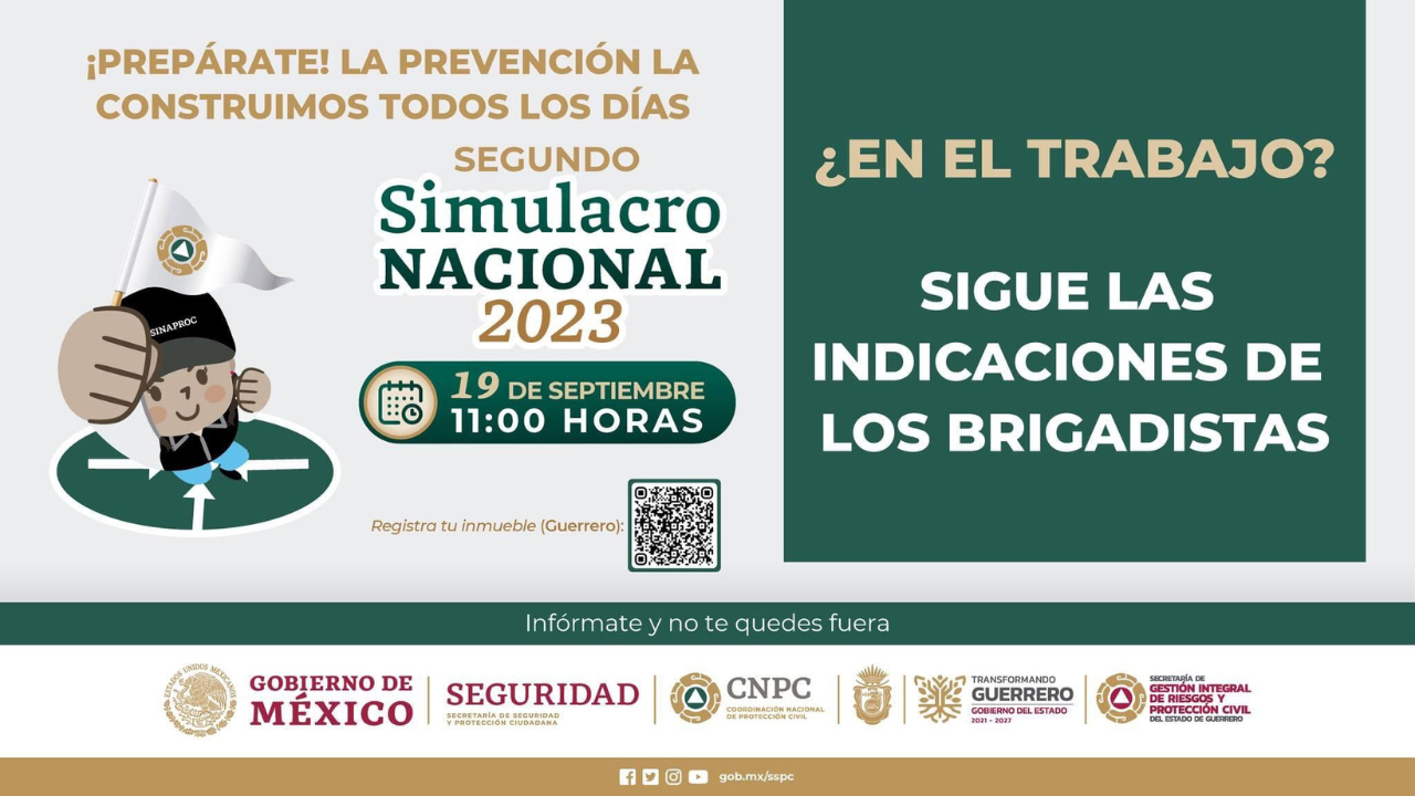 simulacro nacional segundo sismo 