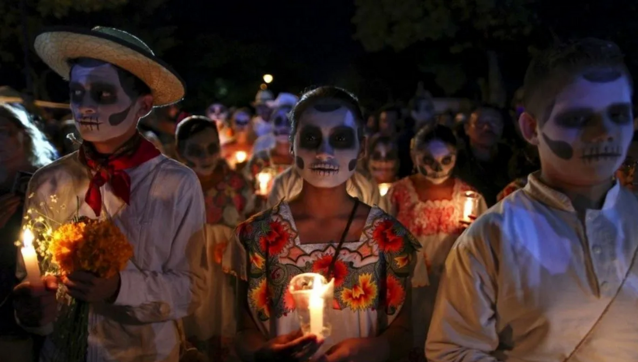 muertos niños ofrenda dia 