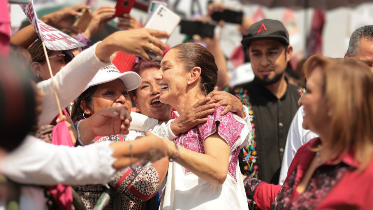 claudia sheinbaum ventaja sobre xochitl