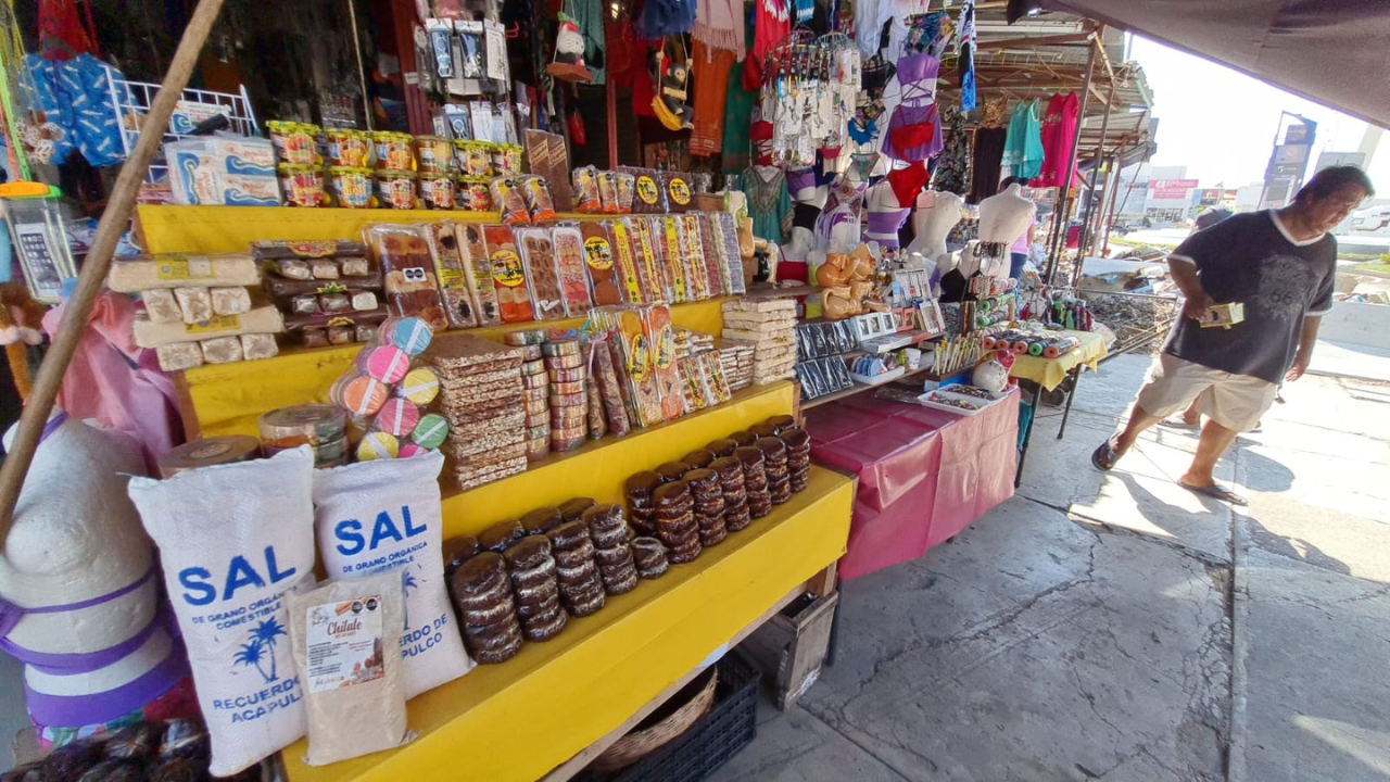 Mercado de artesanías en Acapulco de 2mil trabajadores hoy tiene cinco locales abiertos