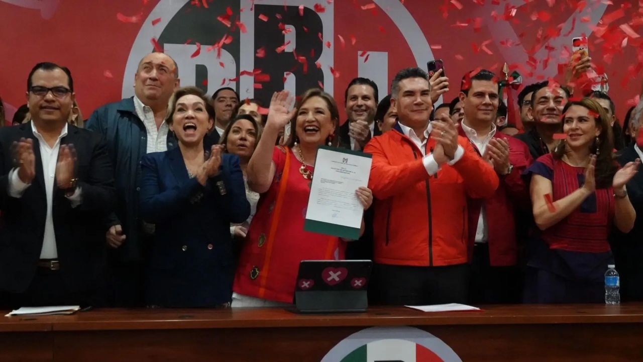 pri  xochitl Gálvez Alejandro moreno precandidata