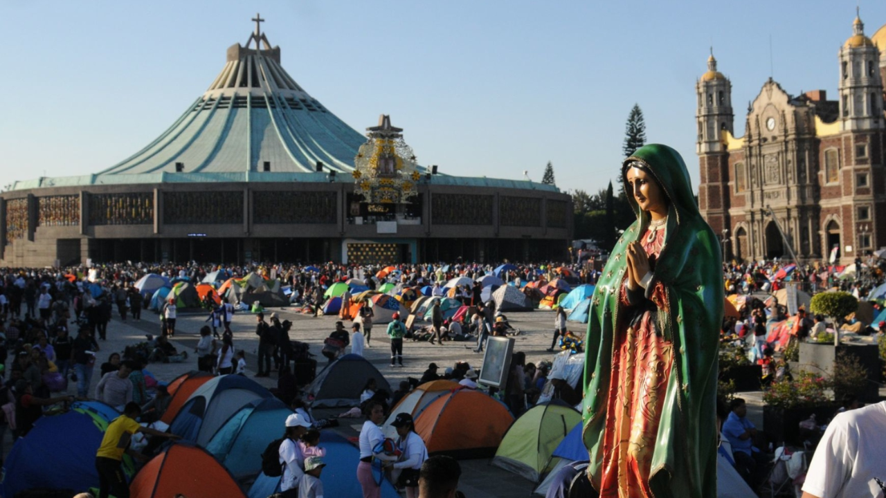 El impresionante número de peregrinos que llegan hoy a la Basílica de Guadalupe