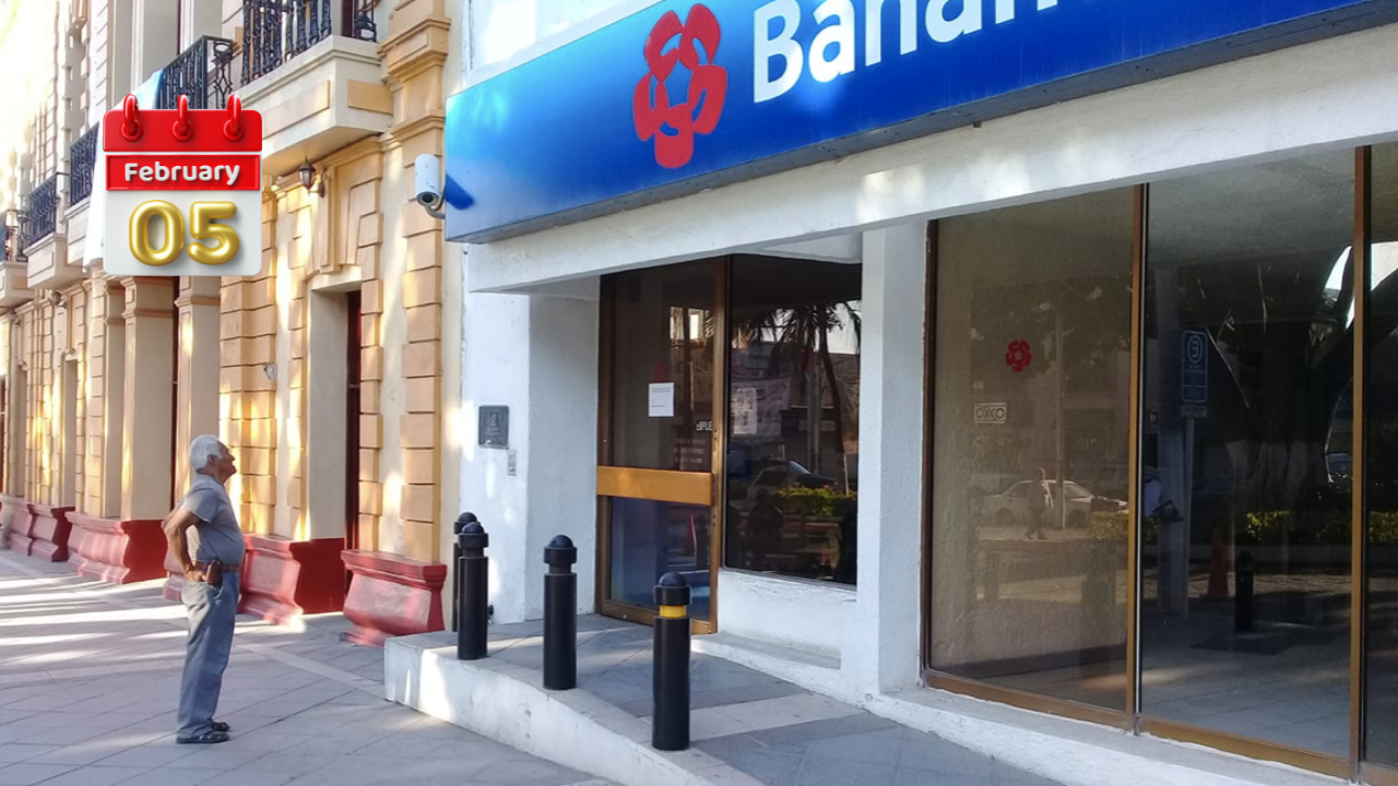 abren los bancos el 5 de febrero en mexico?