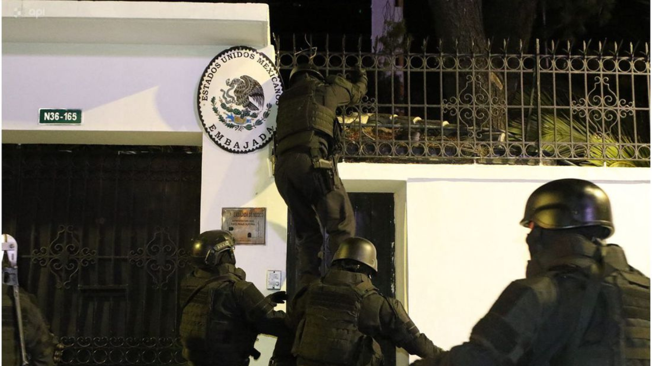 condena global a ecuador por asalto a embajada mexicana