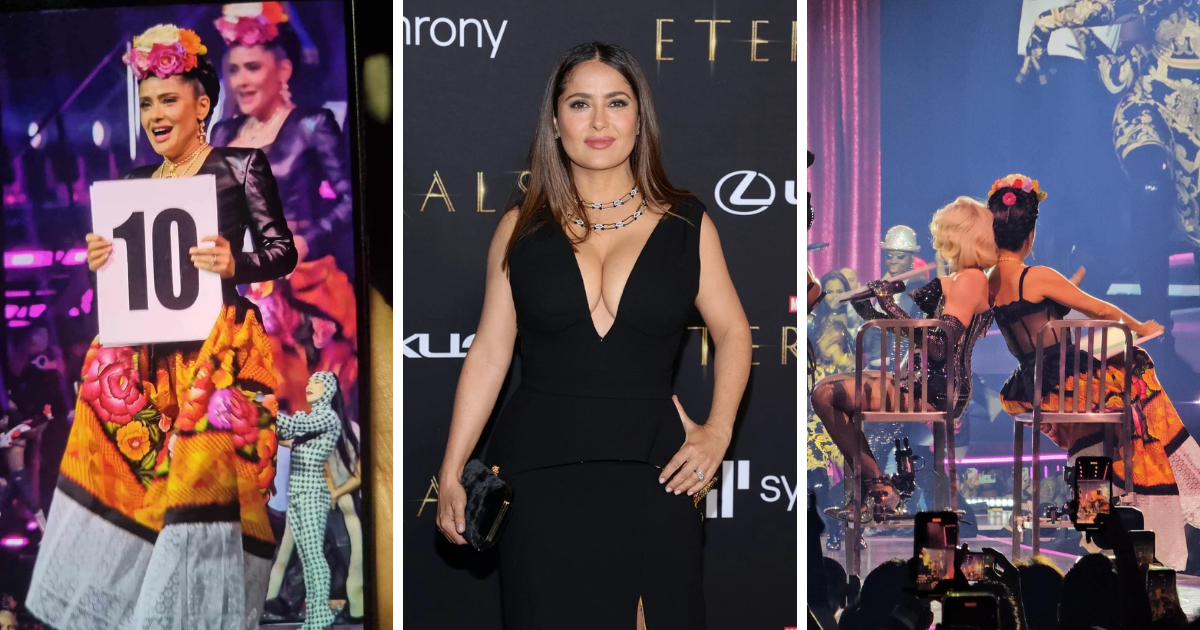 madonna salma hayek cdmx concierto vogue 