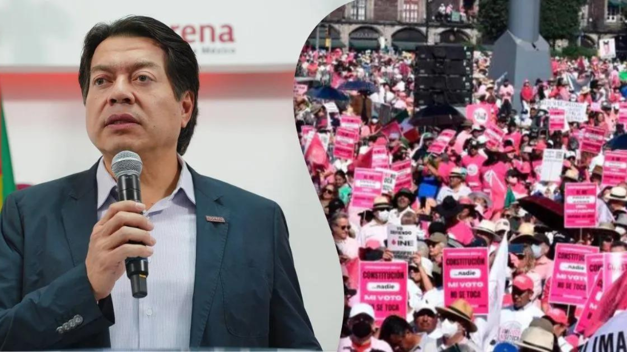 mario delgado dirigente de morena asegura que la marea rosa es una tactica del prian