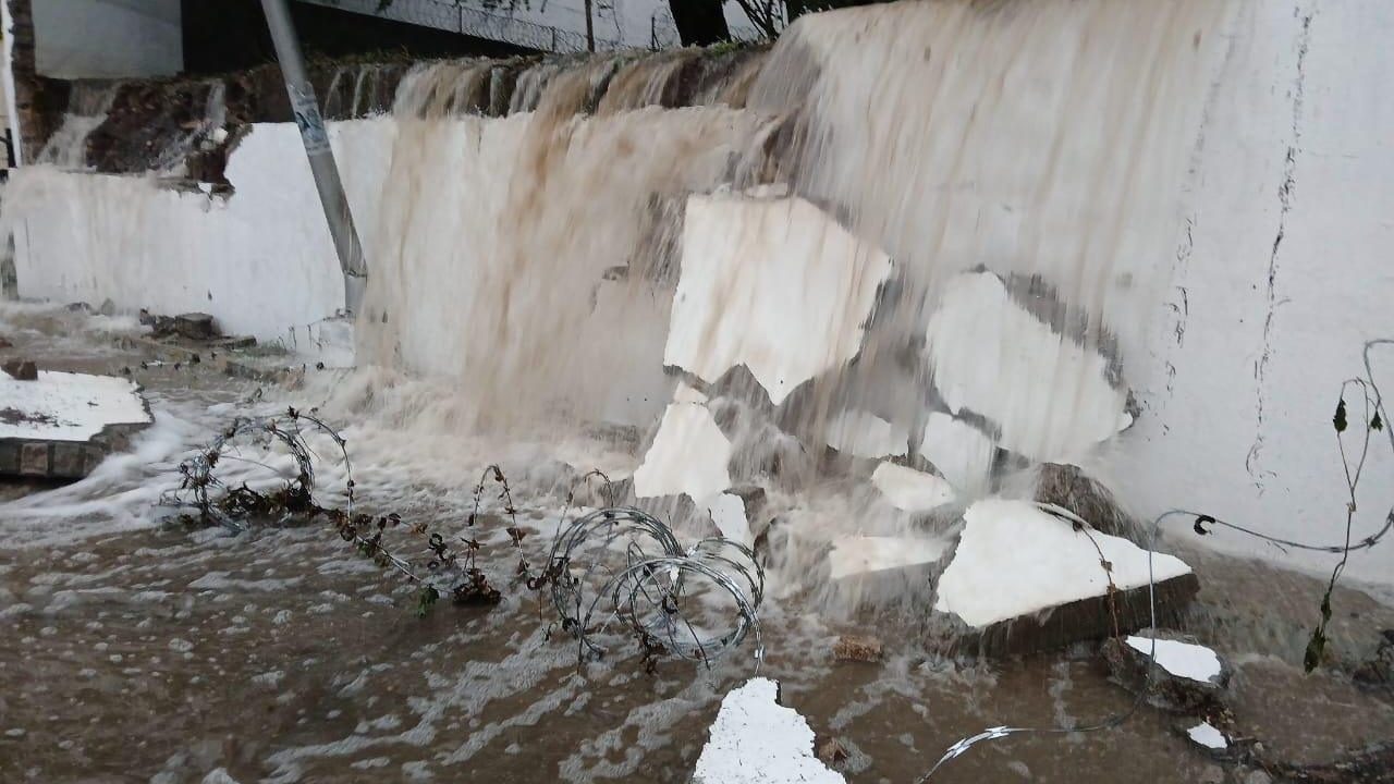 Drenajes colapsaron durante lluvias en Chilpancingo