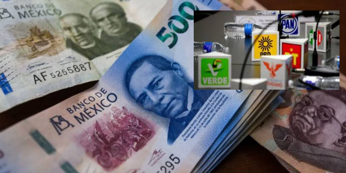 Los partidos políticos recibirán más recursos que en este año.