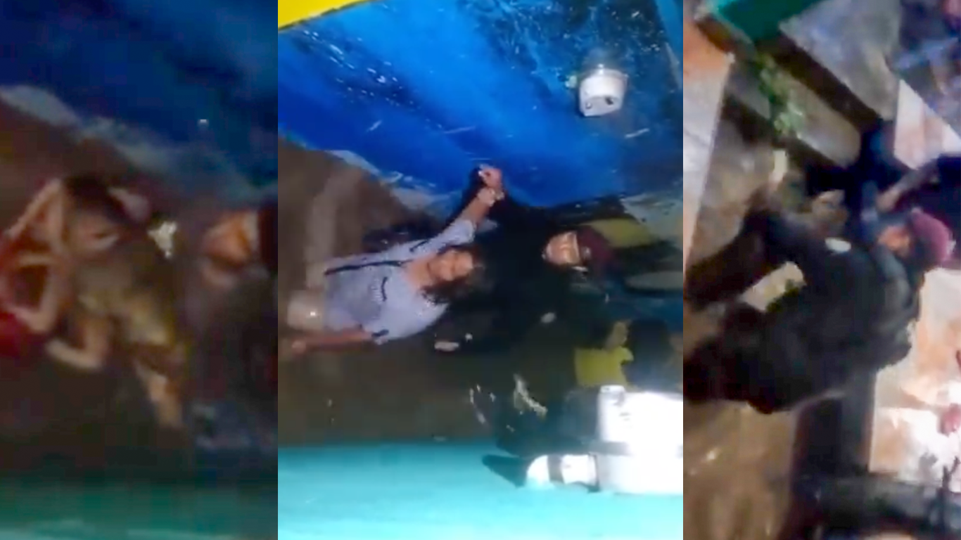 Gobernadora de Guerrero confirma rescate de familia y sus mascotas tras inundaciones por John