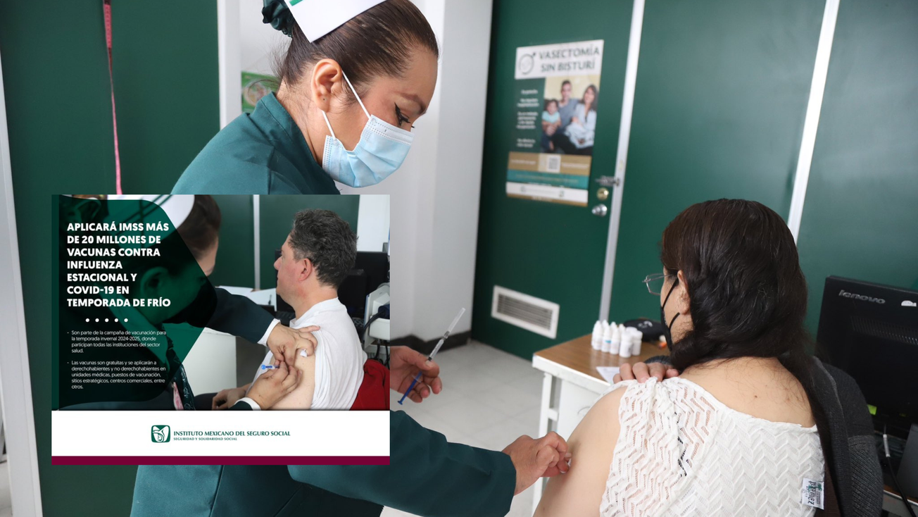 Inicia vacunación contra COVID e influenza: fechas y horarios