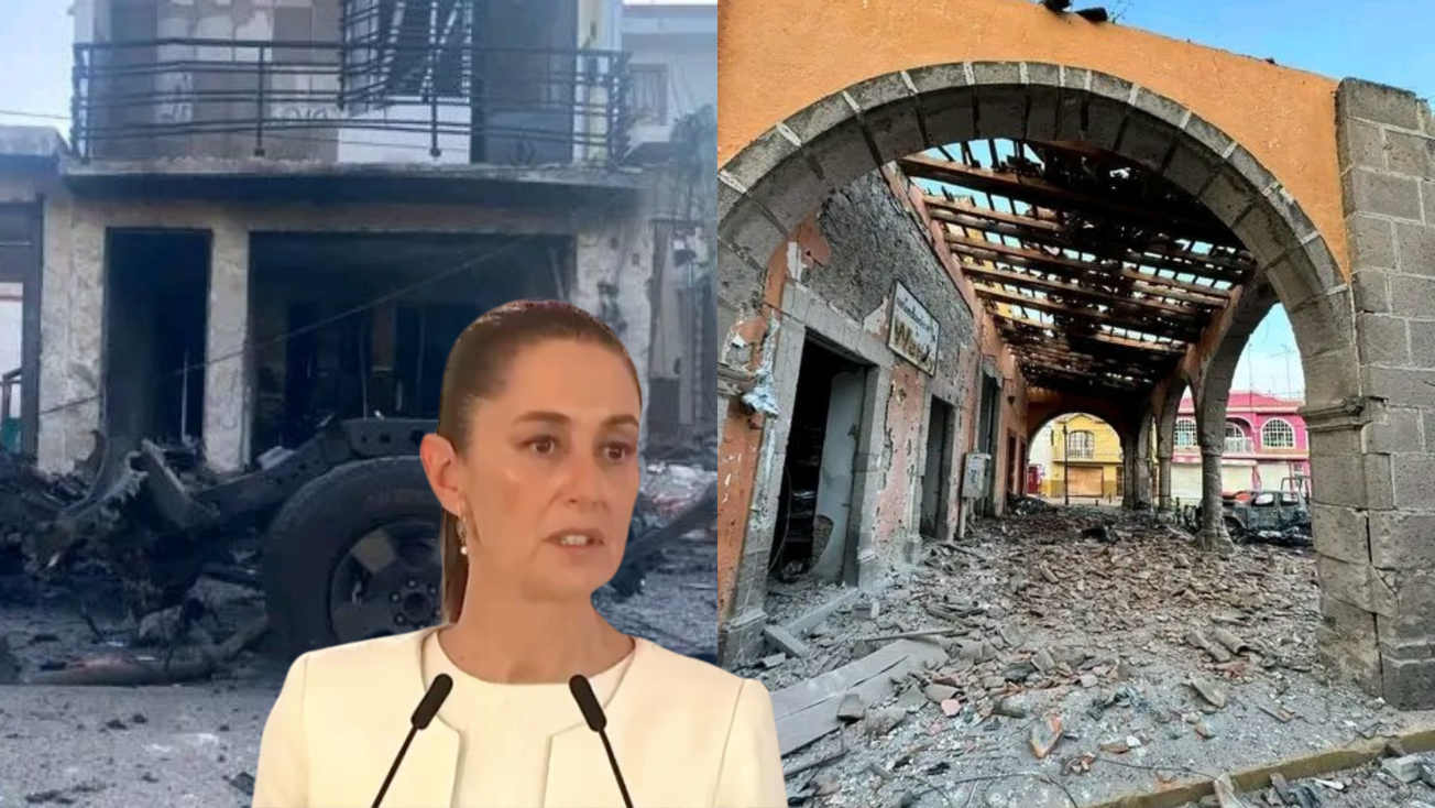 Pide Sheinbaum no alarmar por explosión de coches bomba de Guanajuato