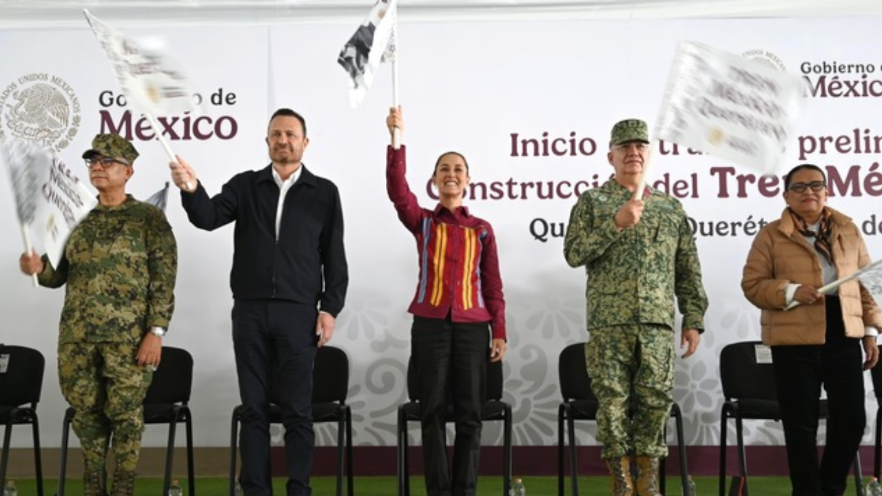 presidenta claudia sheinbaum tren mexico queretaro