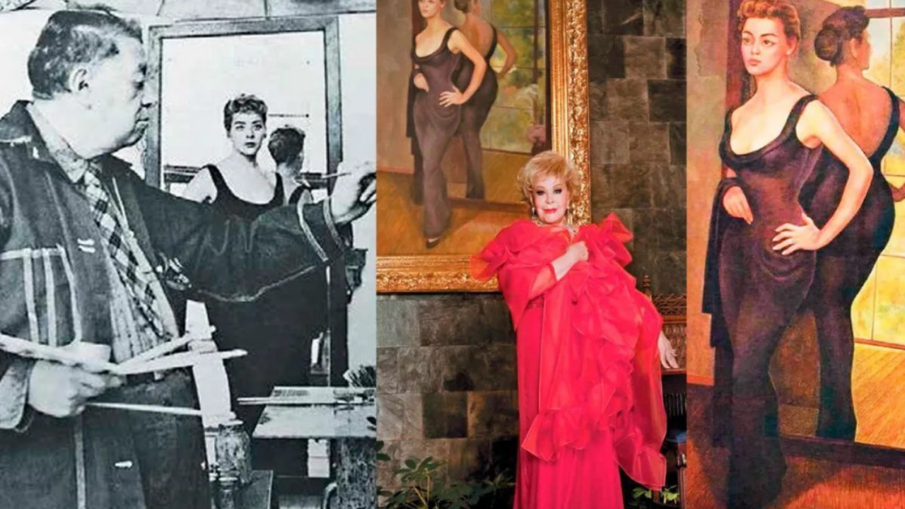 Cuadro de Silvia Pinal pintado por Diego Rivera 