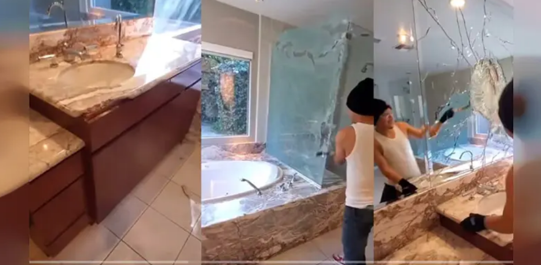 VIRAL: Albañiles destruyen todo al no recibir su pago