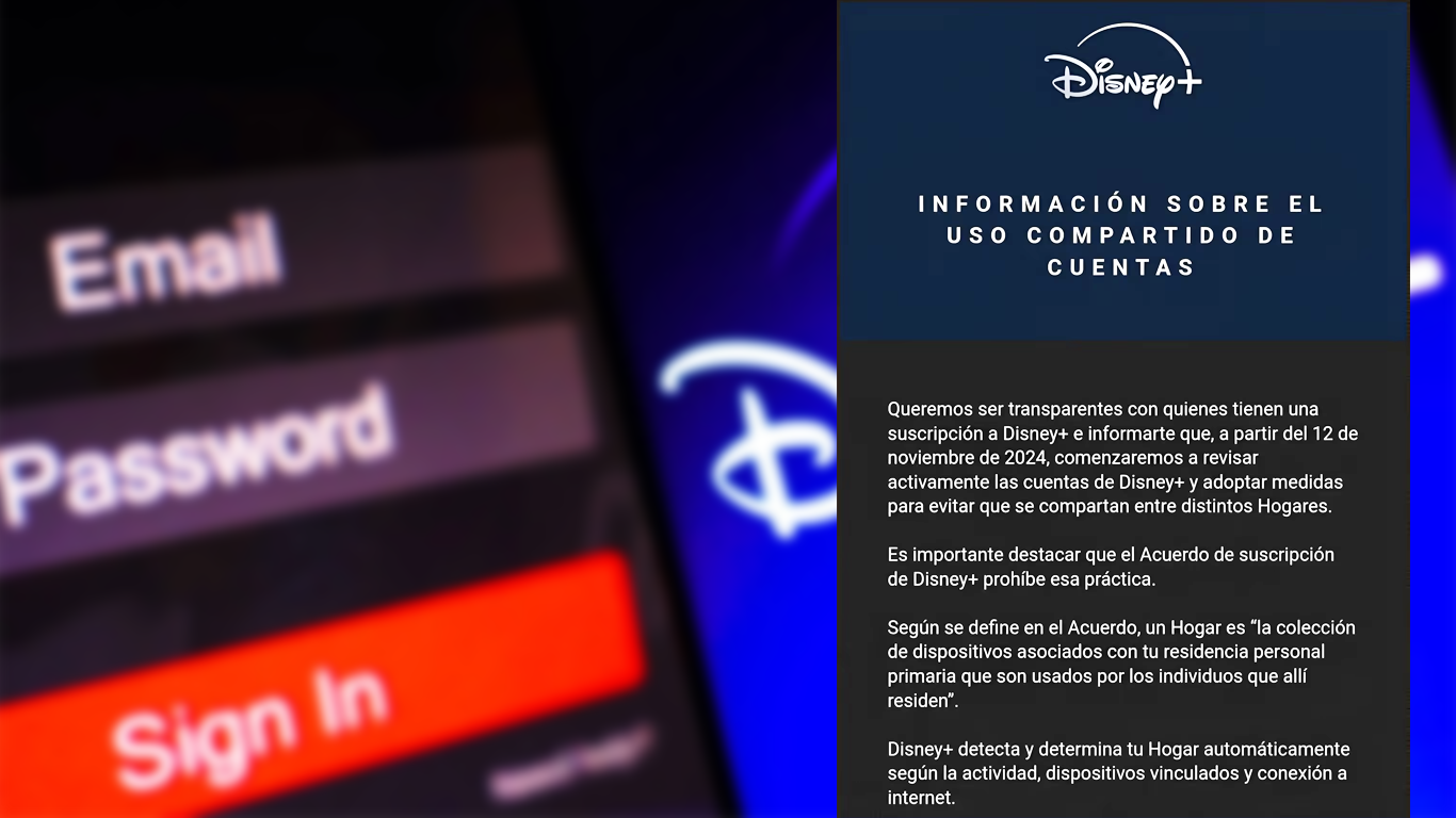 A partir de hoy, Disney+ restringe el uso compartido de cuentas