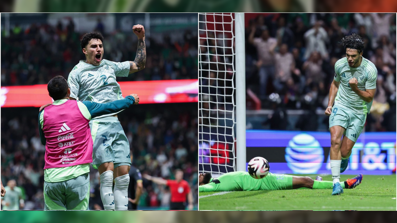 México remonta con goleada y avanza a semis de la Nations League