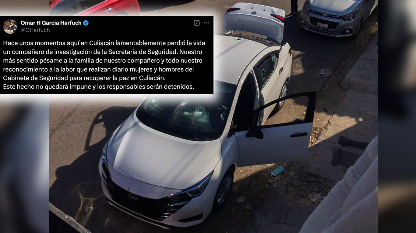 Emboscan en Culiacán a equipo Omar Garcia Harfuch