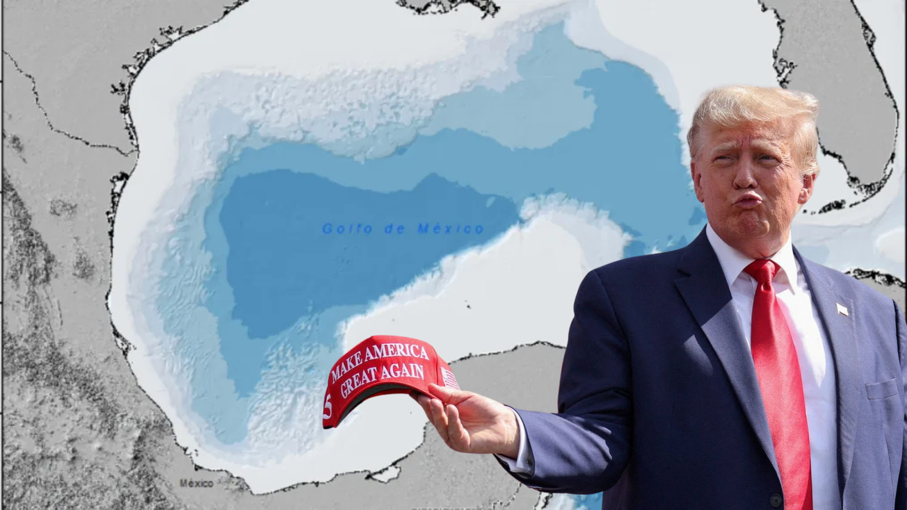¿Podría realmente Trump cambiarle el nombre al Golfo de México?