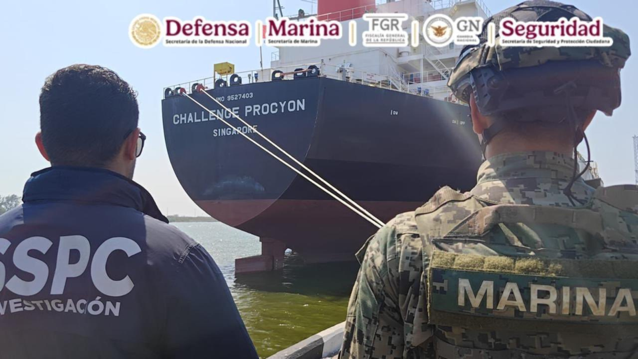 Huachicol en México: Aseguran un buque con 10 millones de litros de diésel en Tamaulipas