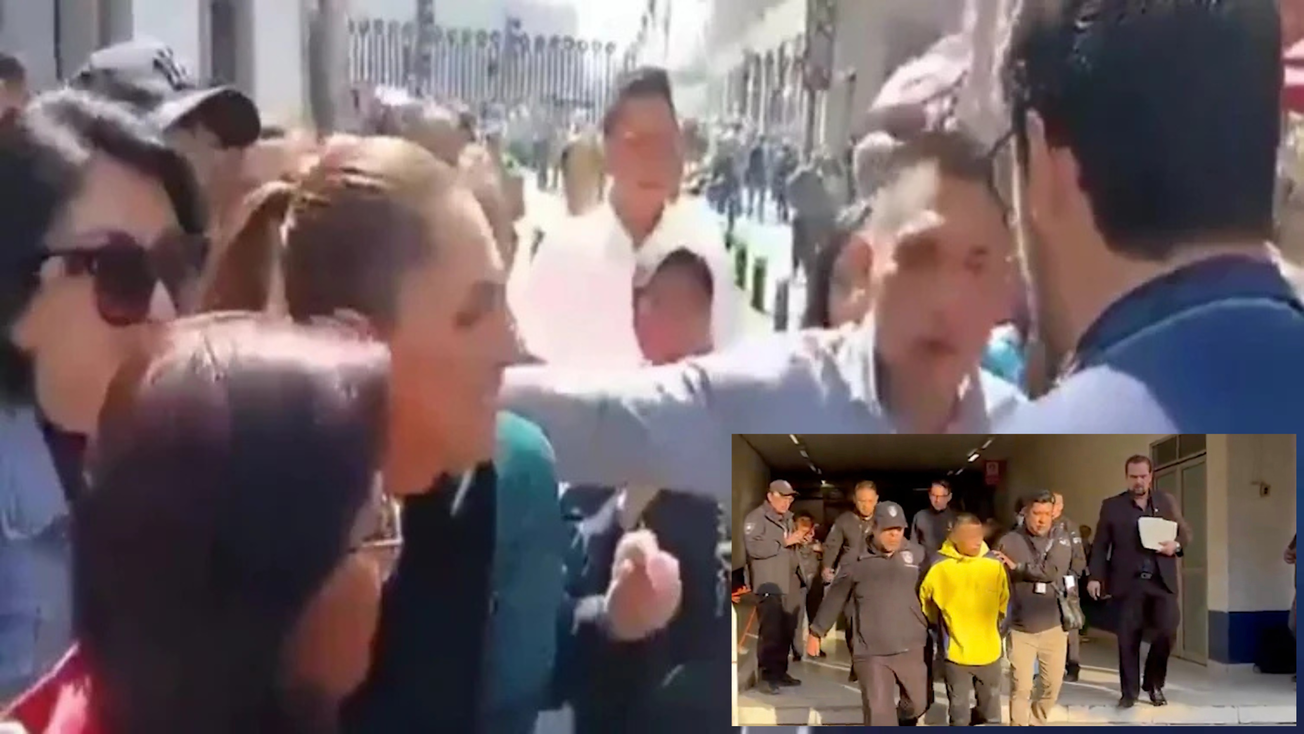 Sujeto que acosó a Sheinbaum ya está en el Reclusorio Norte