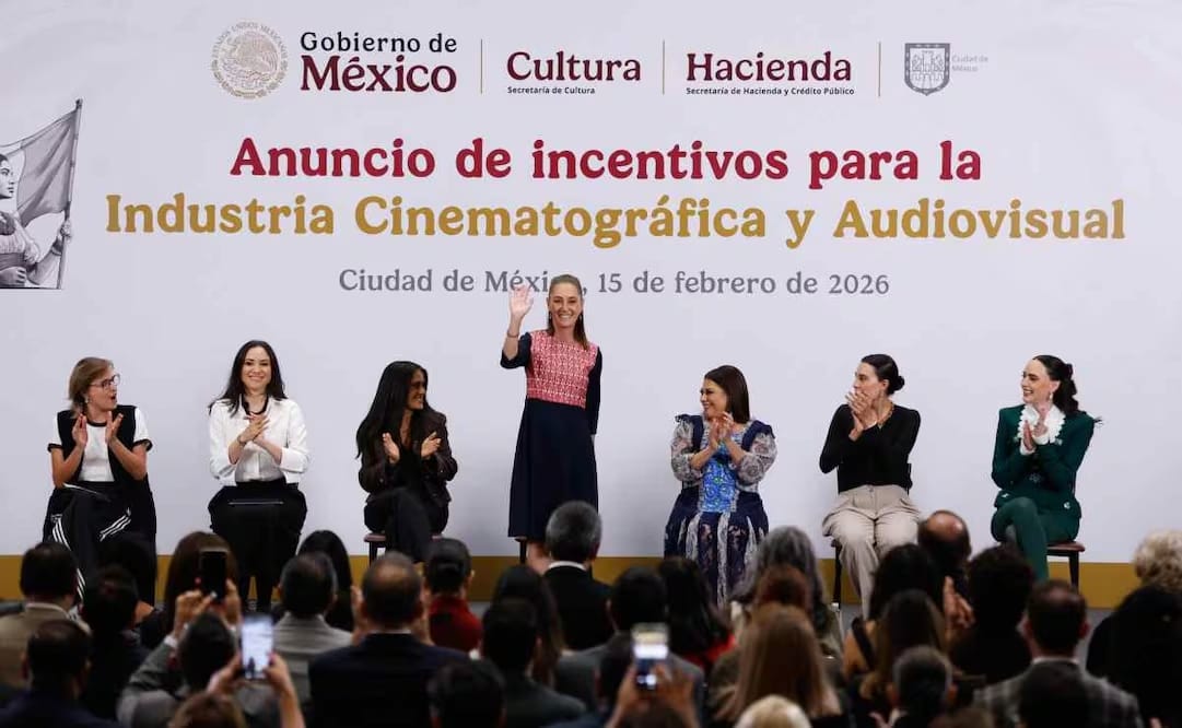 Anuncia Sheinbaum incentivo fiscal de 30% al ISR para cine mexicano